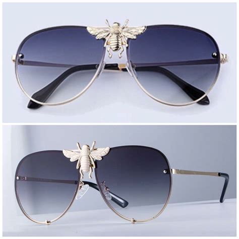 gucci sunglasses bee on side|women's gucci sunglasses with bee.